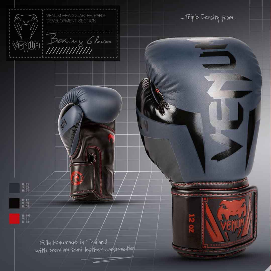 VENUM／ヴェナム　ボクシンググローブ　　ELITE BOXING GLOVES／エリート ボクシンググローブ（ダークネイビー）