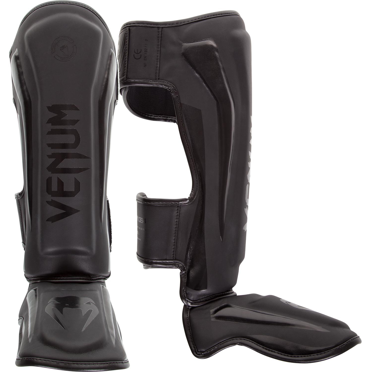 VENUM／ヴェナム　シンガード（レガース）　　ELITE STANDUP SHINGUARDS／エリート スタンドアップ シンガード（ネオ・ブラック）