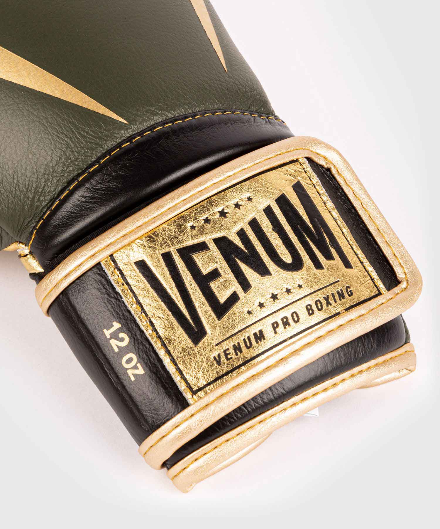 VENUM／ヴェナム　ボクシンググローブ　　GIANT 2.0 PRO BOXING GLOVES VELCRO／ジャイアント2.0 プロボクシンググローブ ベルクロ（カーキ／ゴールド）