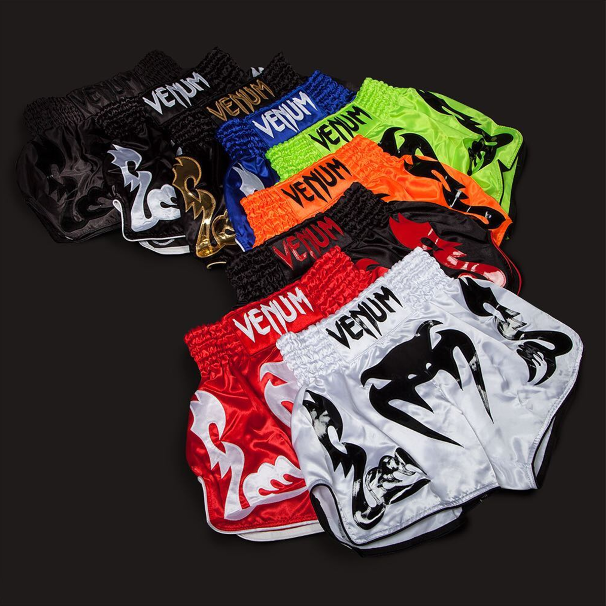 VENUM／ヴェナム　ムエタイショーツ　　BANGKOK INFERNO MUAY THAI SHORTS／バンコク・インフェルノ ムエタイショーツ（ブルー）