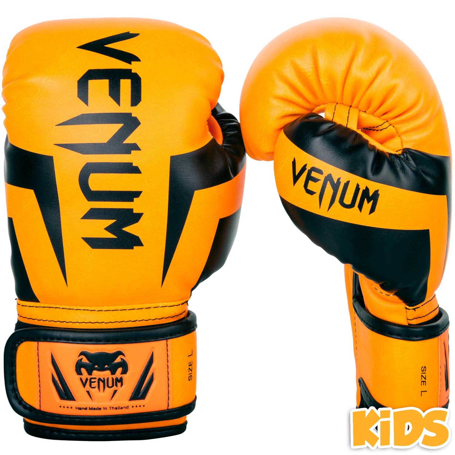 VENUM KIDS／キッズ　グローブ　　ELITE BOXING GLOVES KIDS／エリート ボクシング グローブ キッズ（ネオ・オレンジ）