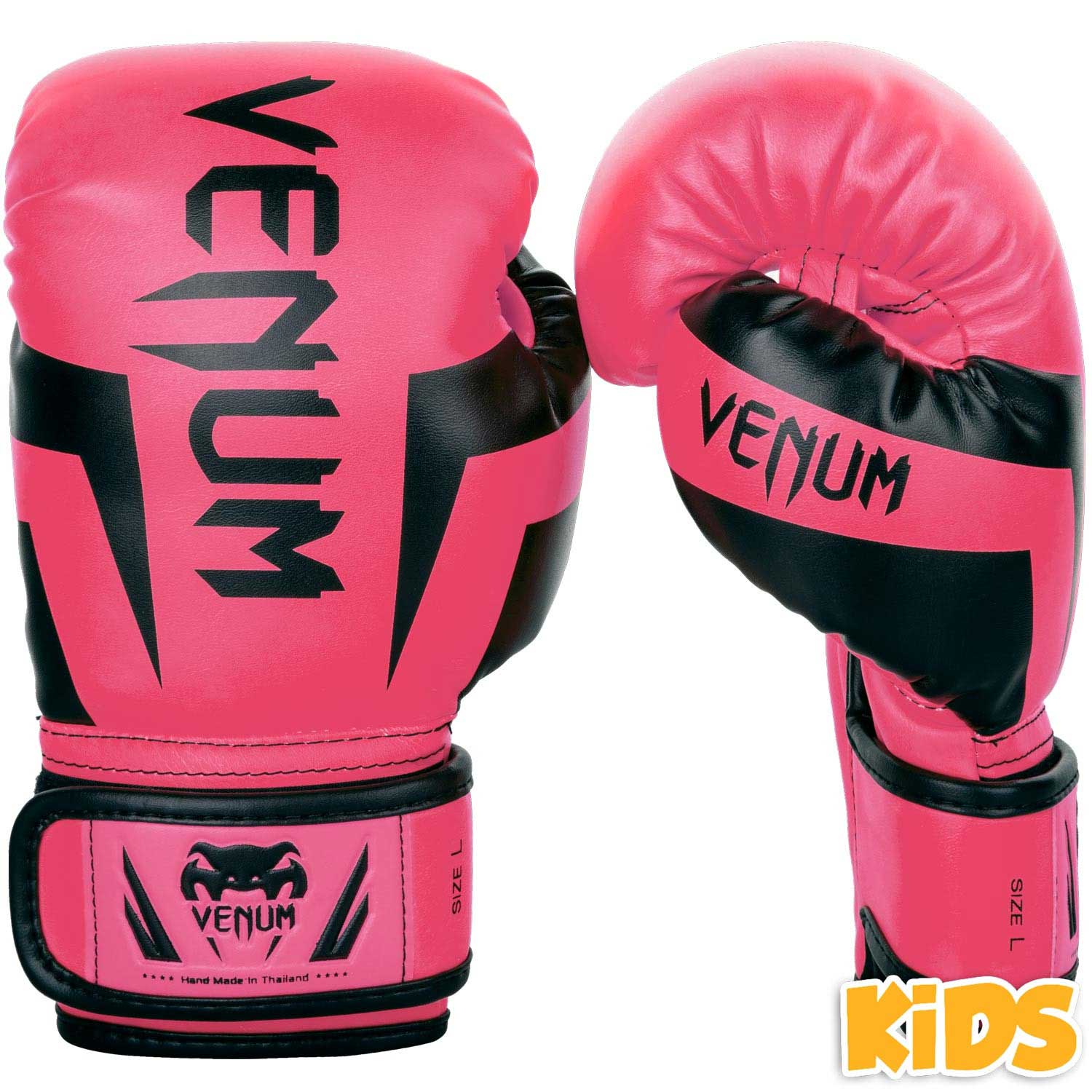 VENUM KIDS／キッズ　グローブ　　ELITE BOXING GLOVES KIDS／エリート ボクシング グローブ キッズ（ネオ・ピンク）