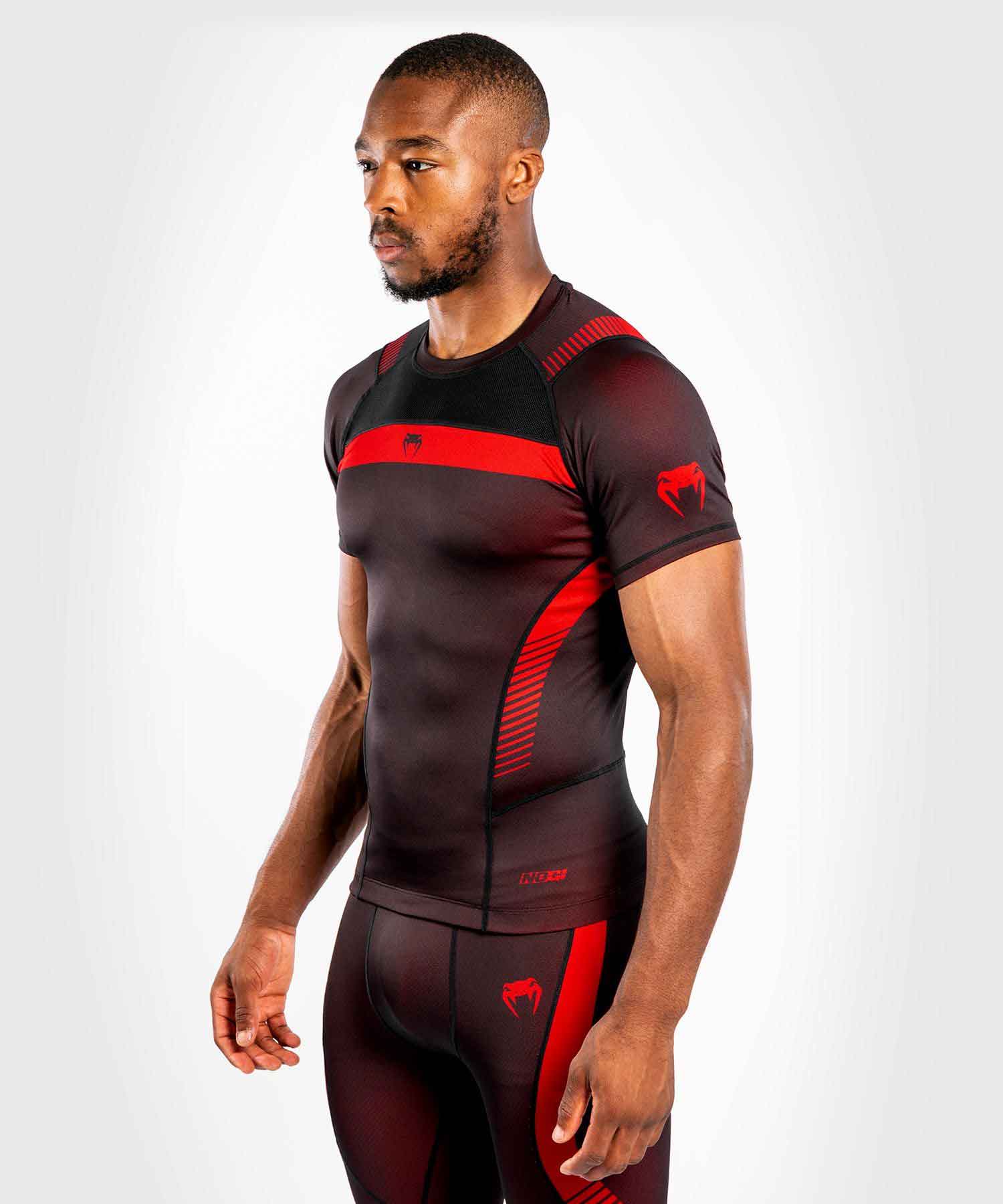 VENUM／ヴェナム　ラッシュガード　　NOGI 3.0 RASHGUARD SHORT SLEEVES／ノーギ 3.0 ラッシュガード ショートスリーブ（黒／レッド）