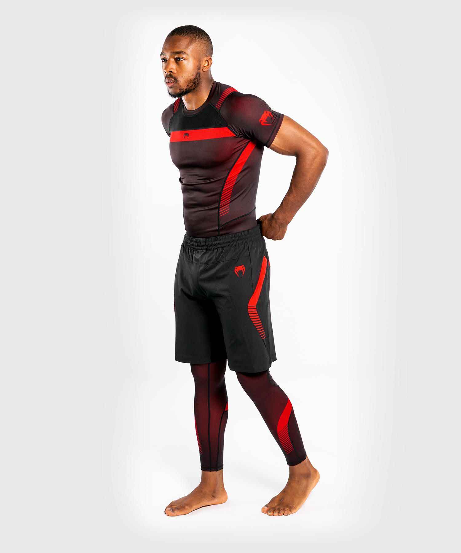 VENUM／ヴェナム　ラッシュガード　　NOGI 3.0 RASHGUARD SHORT SLEEVES／ノーギ 3.0 ラッシュガード ショートスリーブ（黒／レッド）