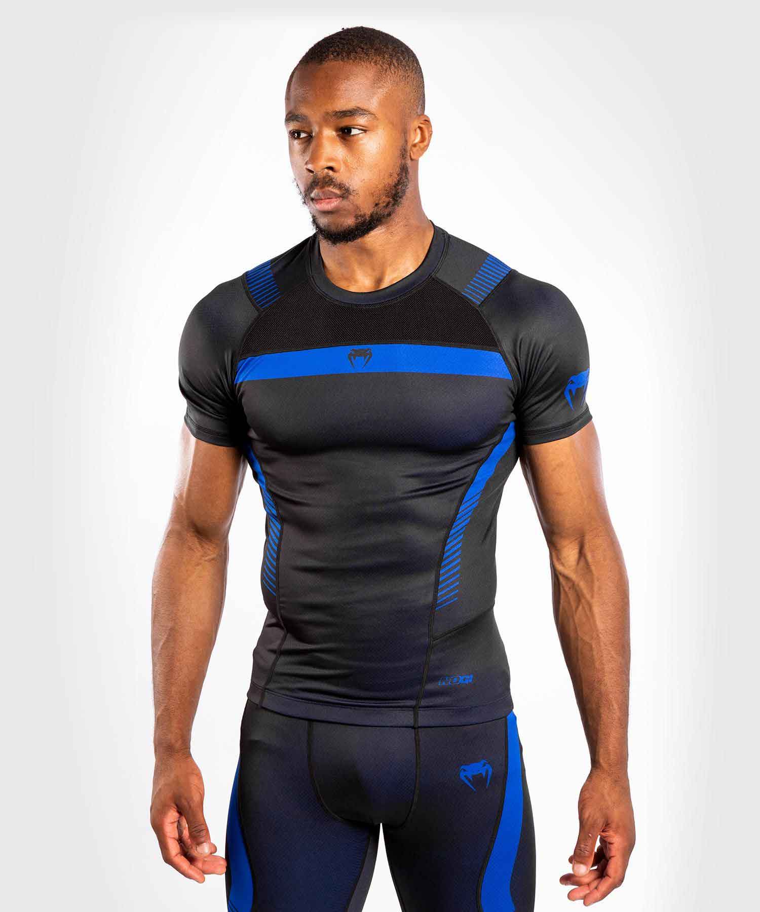 VENUM／ヴェナム　ラッシュガード　　NOGI 3.0 RASHGUARD SHORT SLEEVES／ノーギ 3.0 ラッシュガード ショートスリーブ（黒／ブルー）