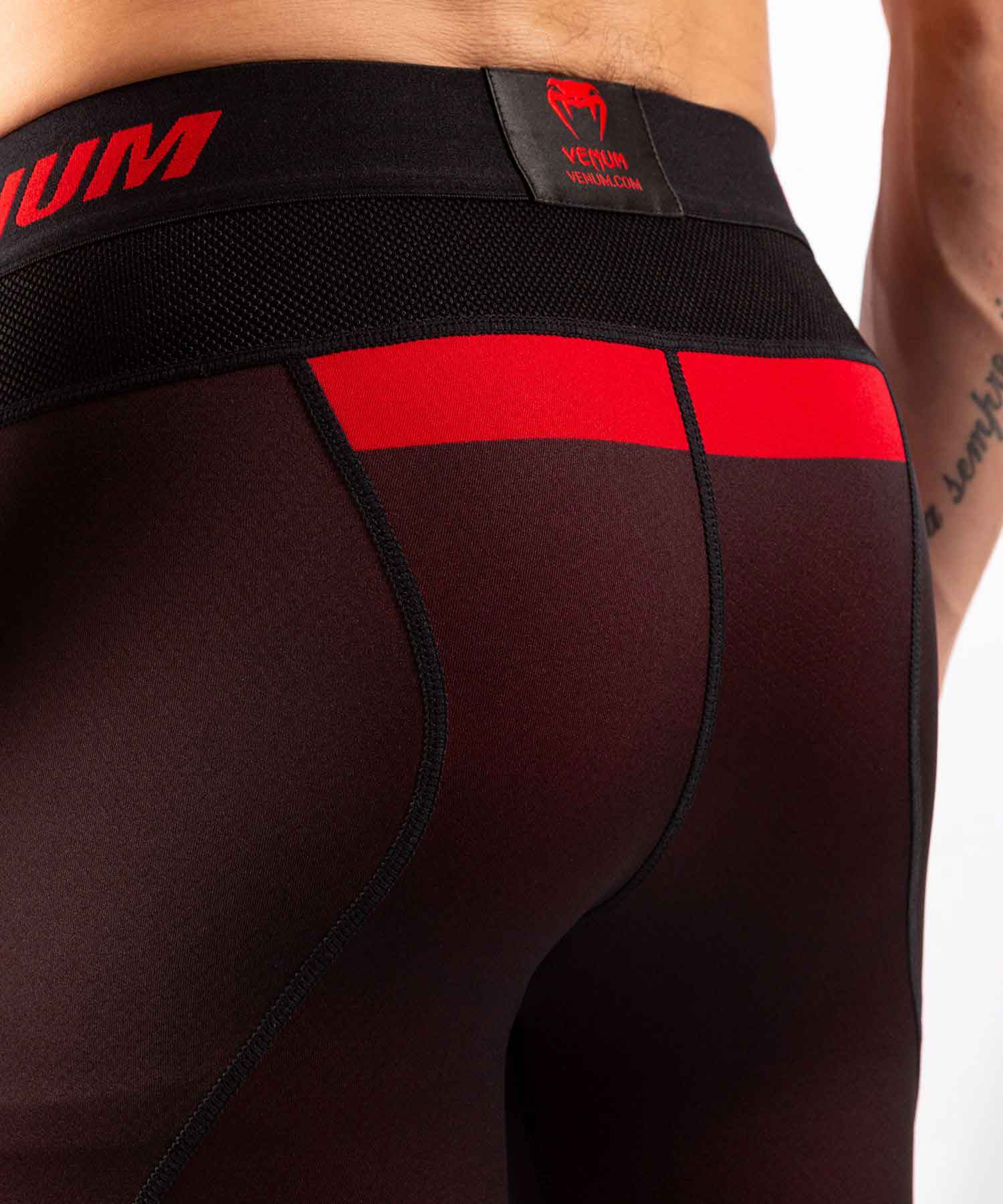 VENUM／ヴェナム　コンプレッション・バーリトゥードショーツ　　NOGI 3.0 VALE TUDO SHORTS／ノーギ 3.0 バーリトゥードショーツ（黒／レッド）