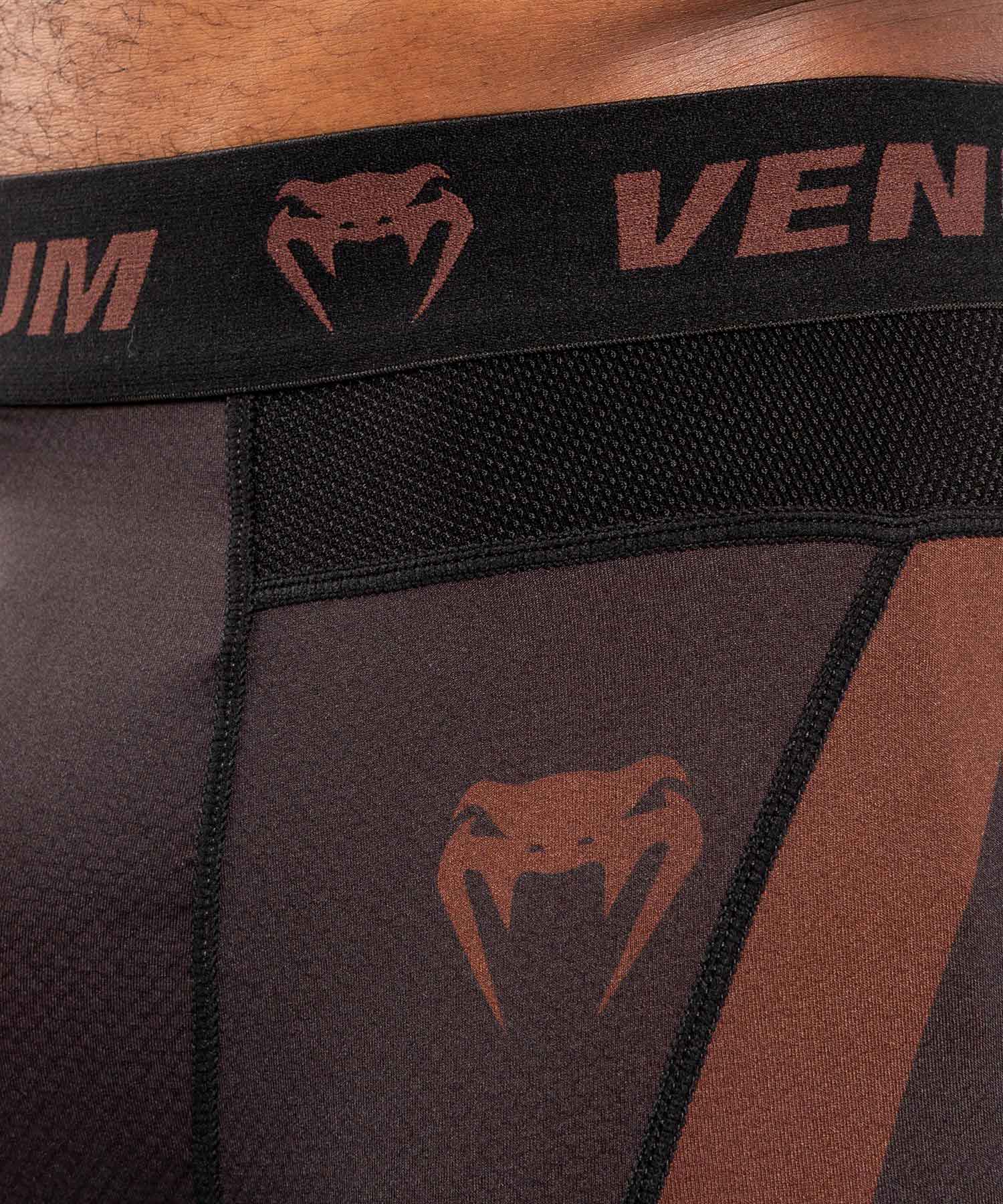 VENUM／ヴェナム　コンプレッション・バーリトゥードショーツ　　NOGI 3.0 VALE TUDO SHORTS／ノーギ 3.0 バーリトゥードショーツ（黒／ブラウン）