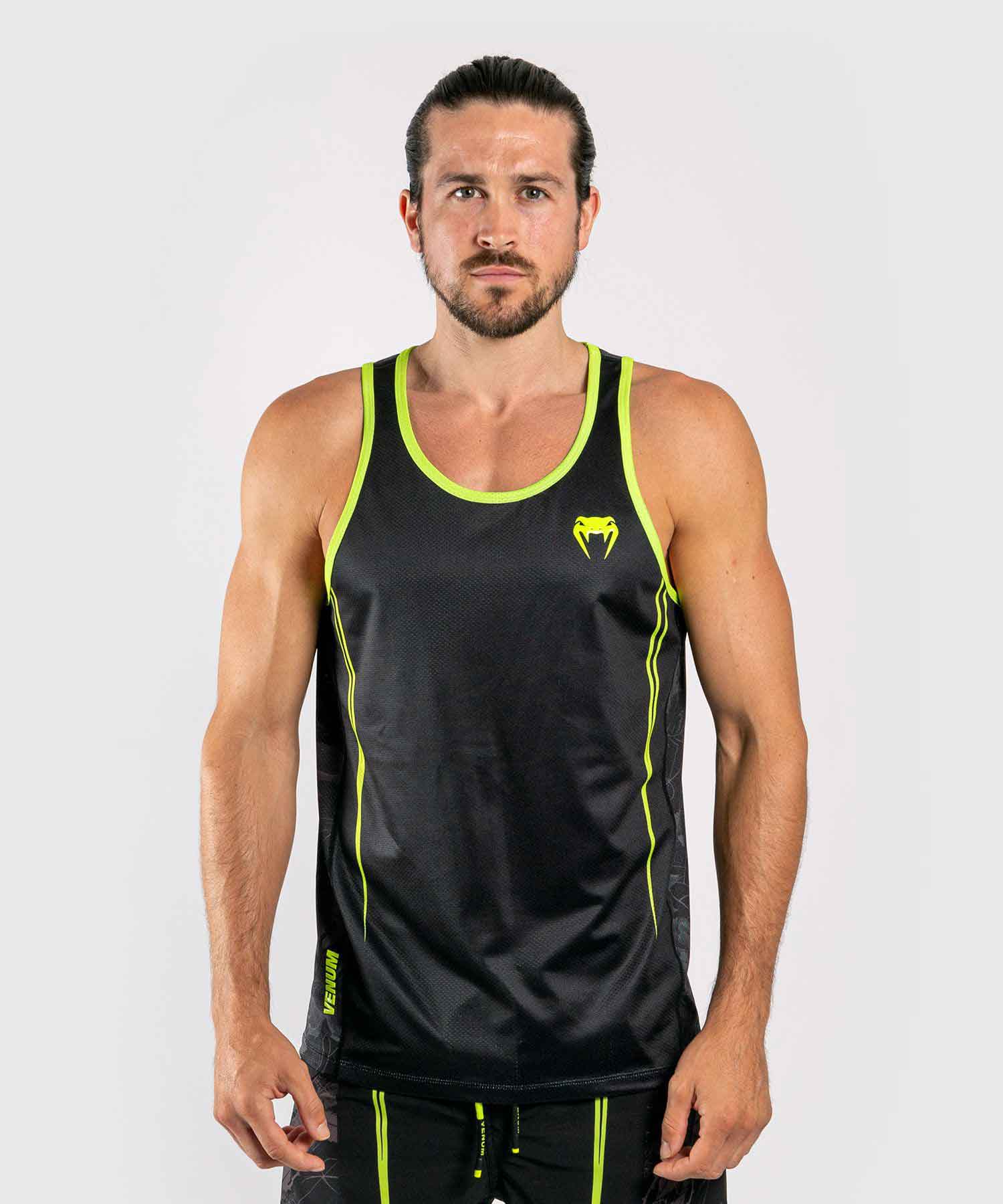 VENUM／ヴェナム　タンクトップ　　AERO 2.0 TANK TOP／エアロ 2.0 タンクトップ（黒／ネオイエロー）