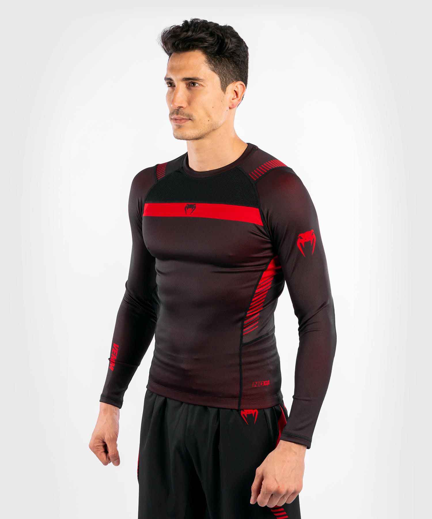 VENUM／ヴェナム　ラッシュガード　　NOGI 3.0 RASHGUARD LONG SLEEVES／ノーギ 3.0 ラッシュガード ロングスリーブ（黒／レッド）