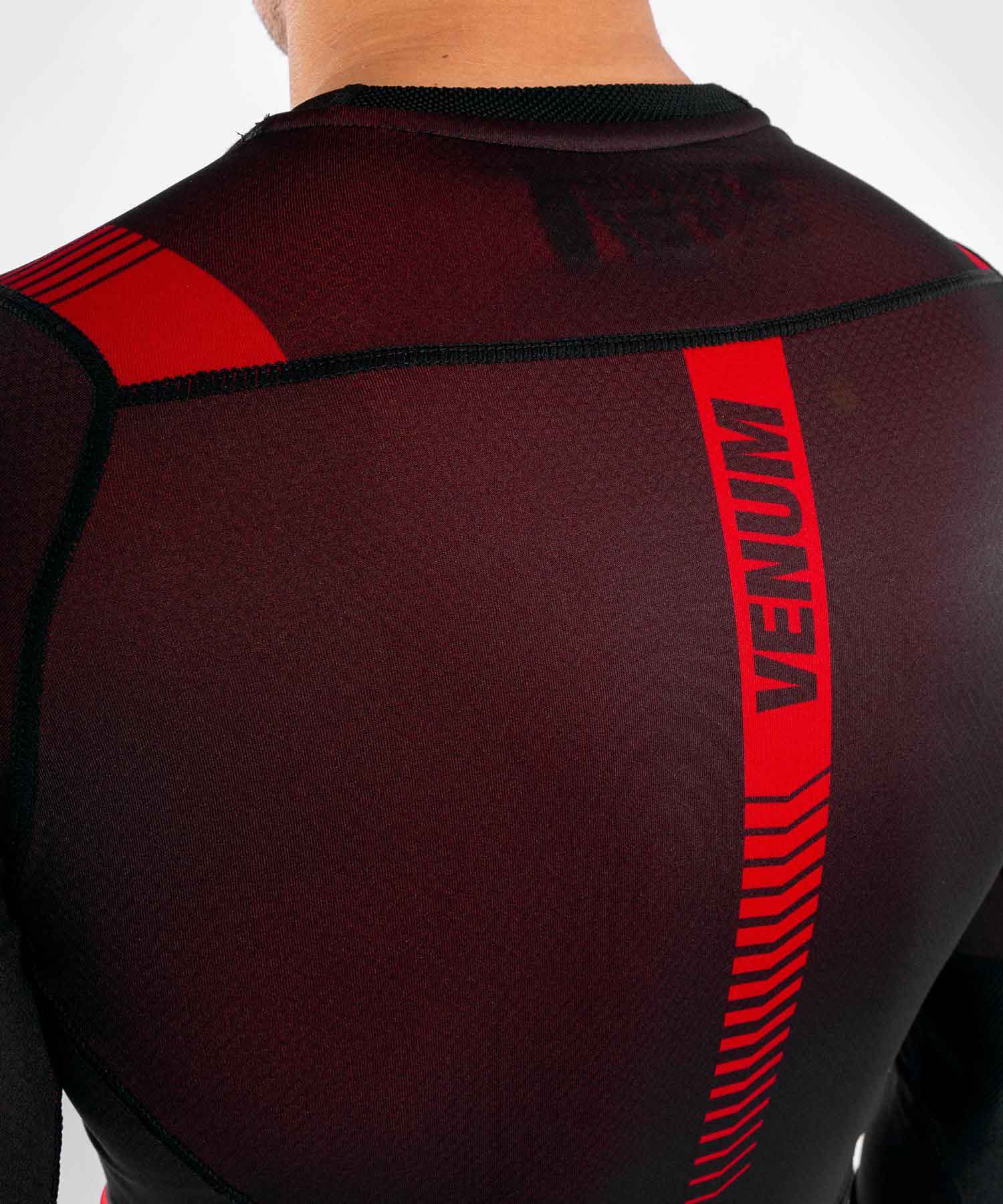 VENUM／ヴェナム　ラッシュガード　　NOGI 3.0 RASHGUARD LONG SLEEVES／ノーギ 3.0 ラッシュガード ロングスリーブ（黒／レッド）