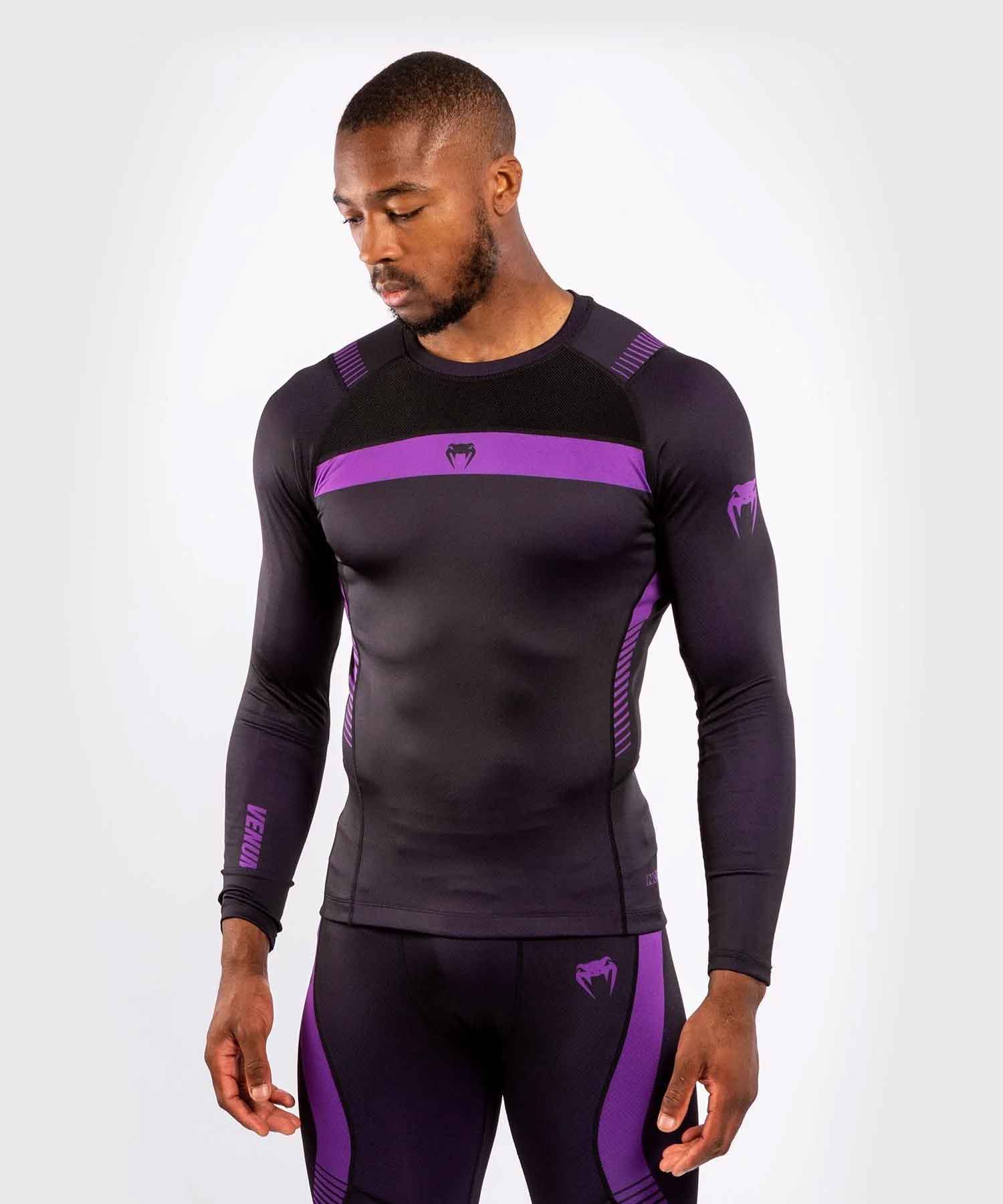 VENUM／ヴェナム　ラッシュガード　　NOGI 3.0 RASHGUARD LONG SLEEVES／ノーギ 3.0 ラッシュガード ロングスリーブ（黒／パープル）