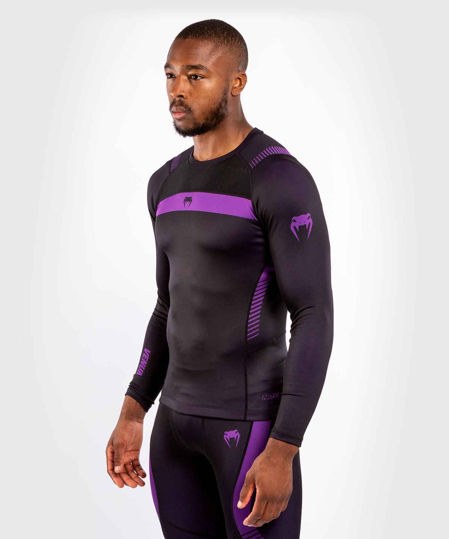 VENUM／ヴェナム　ラッシュガード　　NOGI 3.0 RASHGUARD LONG SLEEVES／ノーギ 3.0 ラッシュガード ロングスリーブ（黒／パープル）