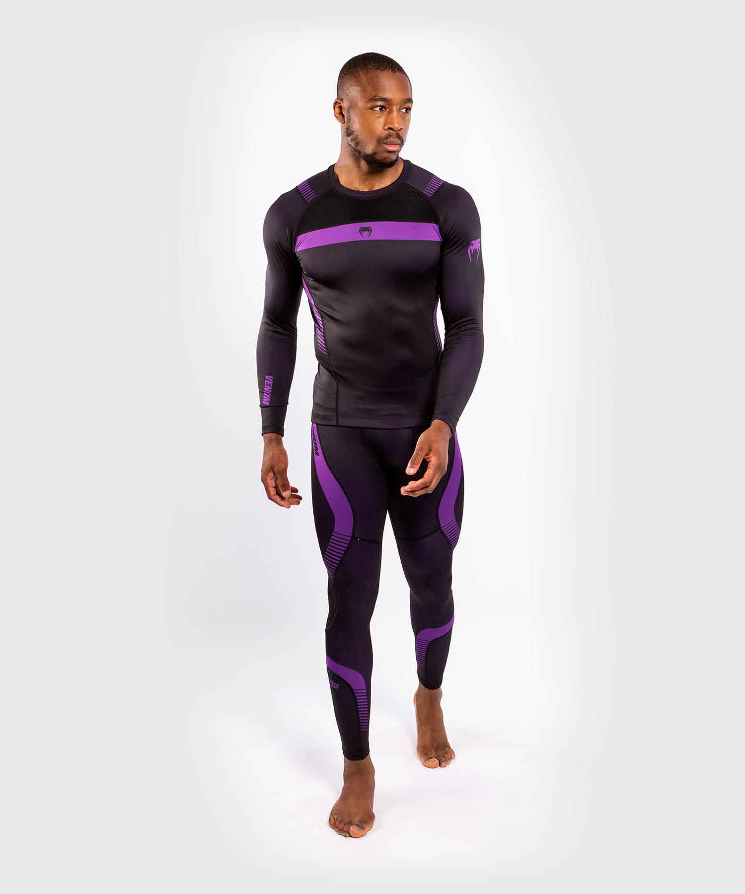 VENUM／ヴェナム　ラッシュガード　　NOGI 3.0 RASHGUARD LONG SLEEVES／ノーギ 3.0 ラッシュガード ロングスリーブ（黒／パープル）