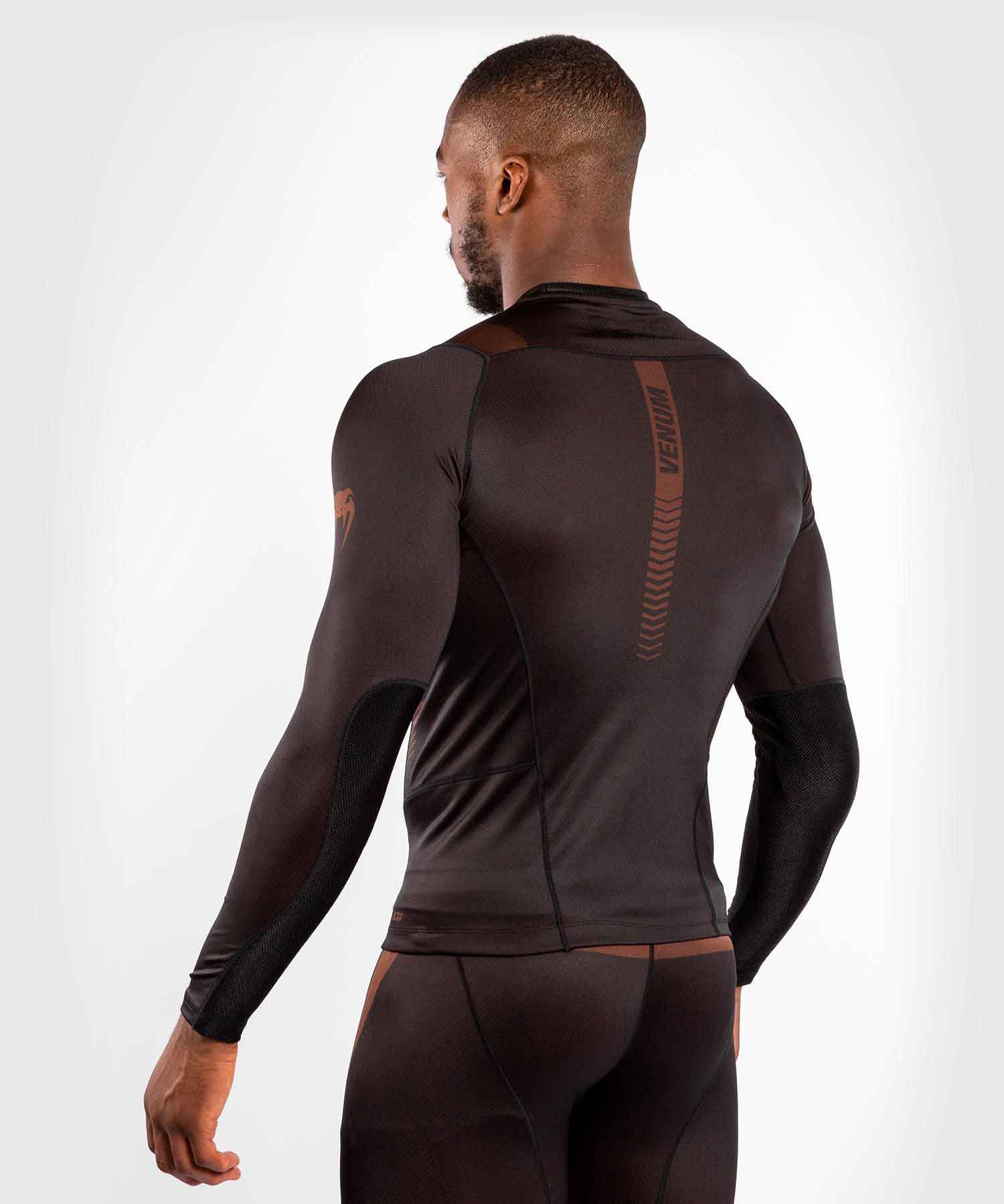 VENUM／ヴェナム　ラッシュガード　　NOGI 3.0 RASHGUARD LONG SLEEVES／ノーギ 3.0 ラッシュガード ロングスリーブ（黒／ブラウン）