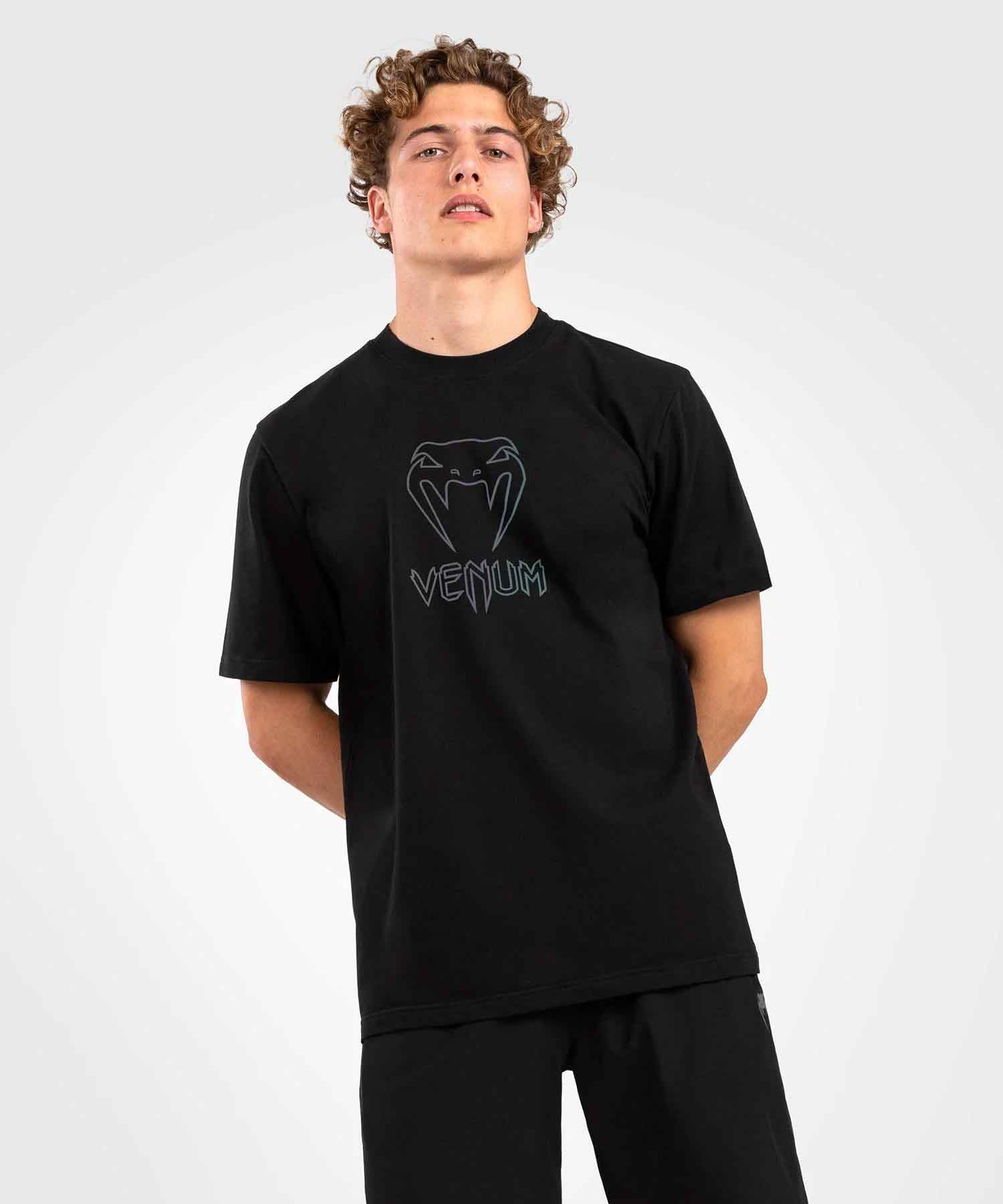 VENUM CLASSIC T-SHIRT／ヴェナム クラシック Tシャツ（黒／黒 リフレクティブ）