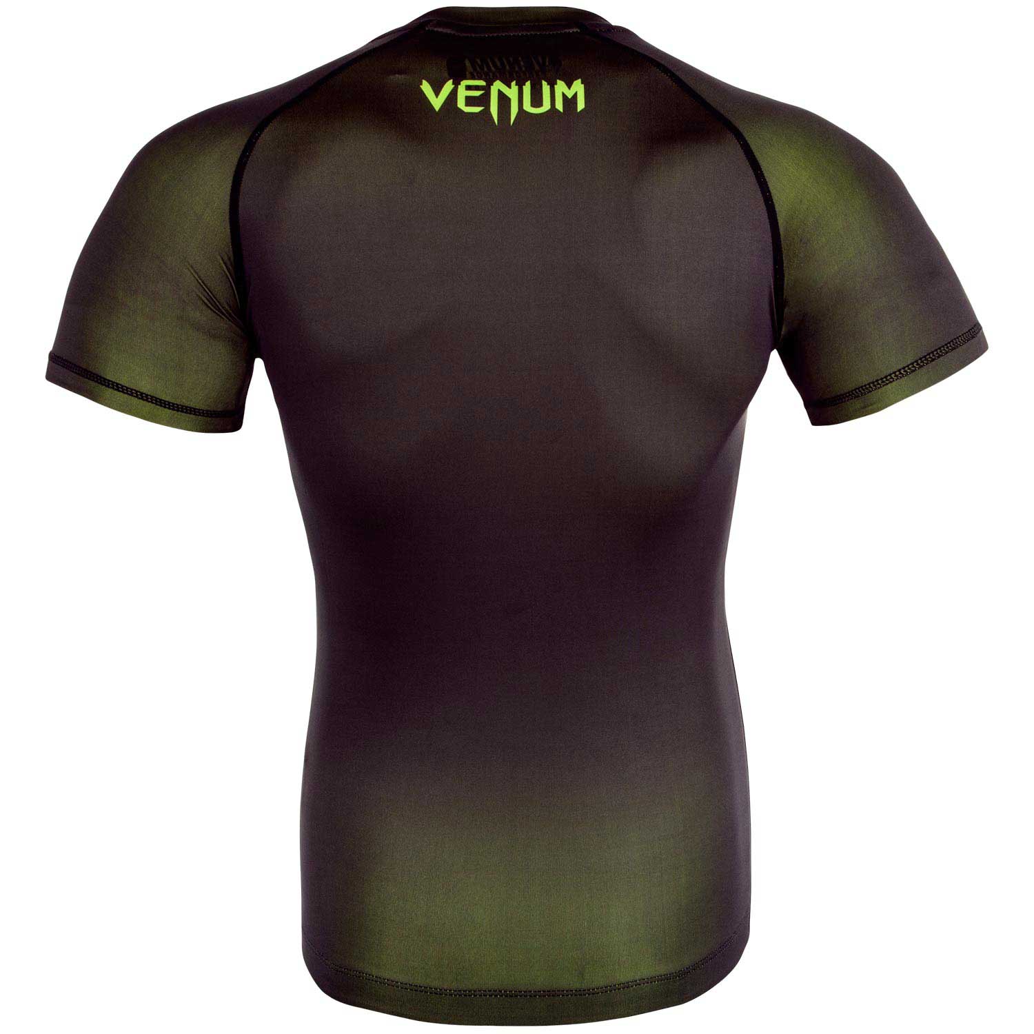 VENUM／ヴェナム　コンプレッションシャツ　　CONTENDER 3.0 COMPRESSION - SHORT／コンテンダー 3.0 コンプレッション ショート（黒／ネオイエロー）