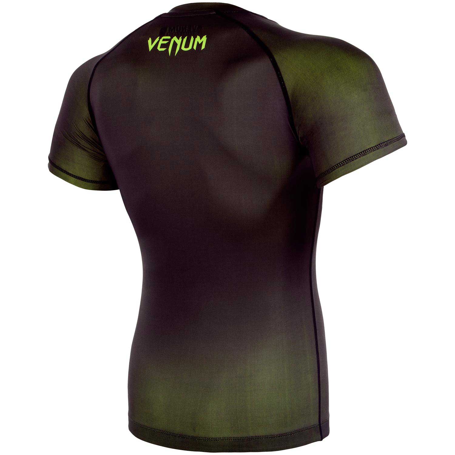 VENUM／ヴェナム　コンプレッションシャツ　　CONTENDER 3.0 COMPRESSION - SHORT／コンテンダー 3.0 コンプレッション ショート（黒／ネオイエロー）