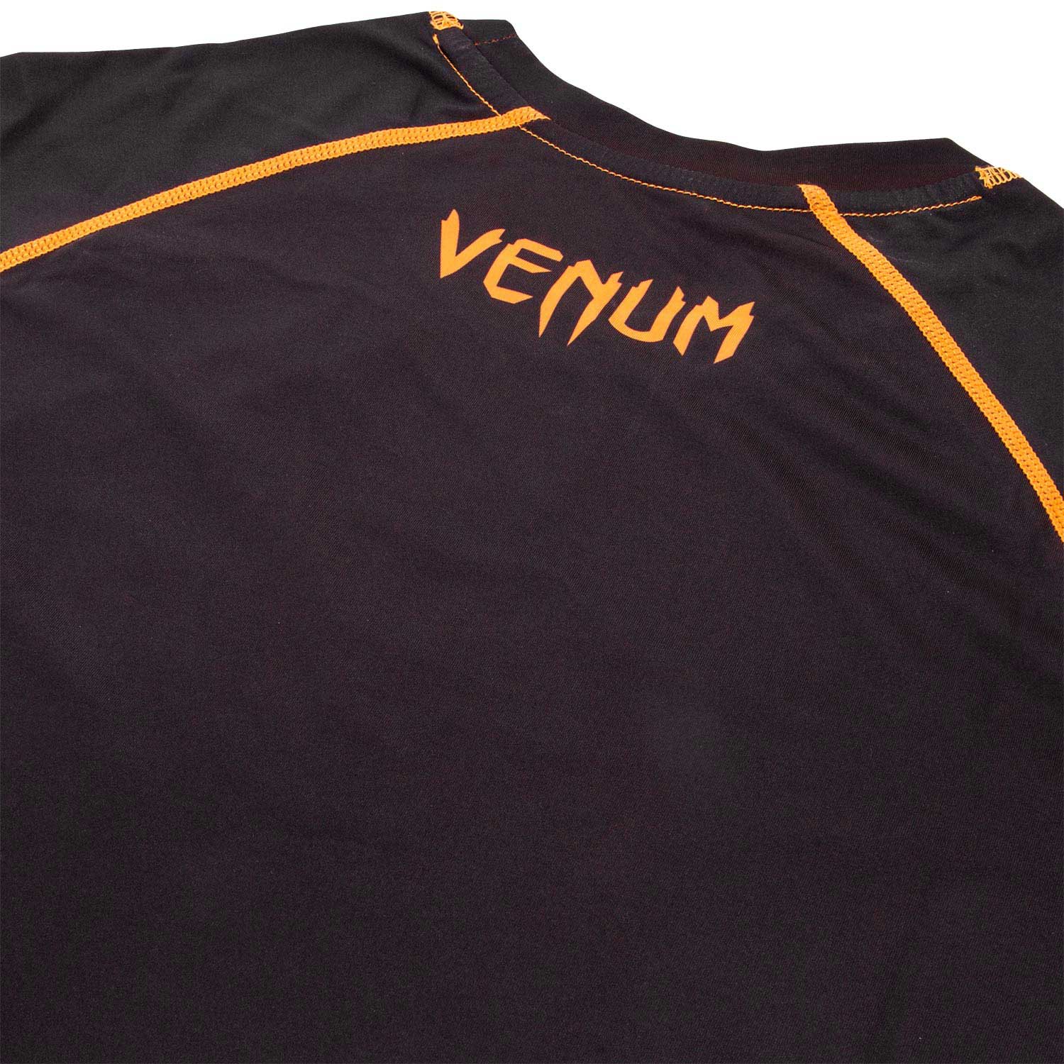 VENUM／ヴェナム　コンプレッションシャツ　　CONTENDER 3.0 COMPRESSION - SHORT／コンテンダー 3.0 コンプレッション ショート（黒／ネオ・オレンジ）