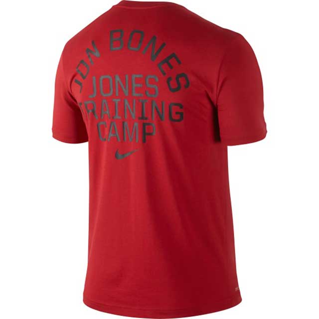 総合格闘技MMAブランド／その他　Tシャツ　　NIKE／ナイキ　ジョン・ジョーンズ UFC165トレーニング・キャンプ（赤）