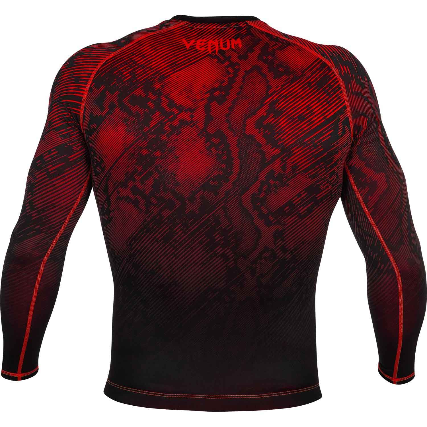 VENUM／ヴェナム　コンプレッションシャツ　　FUSION COMPRESSION - LONG／フュージョン コンプレッション ロング（レッド／黒）