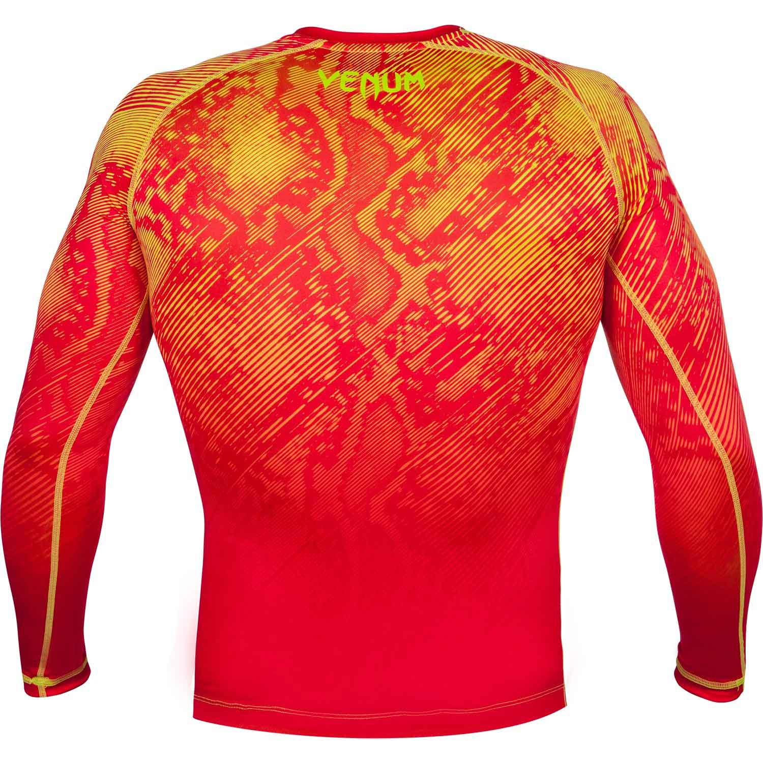 VENUM／ヴェナム　コンプレッションシャツ　　FUSION COMPRESSION - LONG／フュージョン コンプレッション ロング（ライトイエロー／レッド）