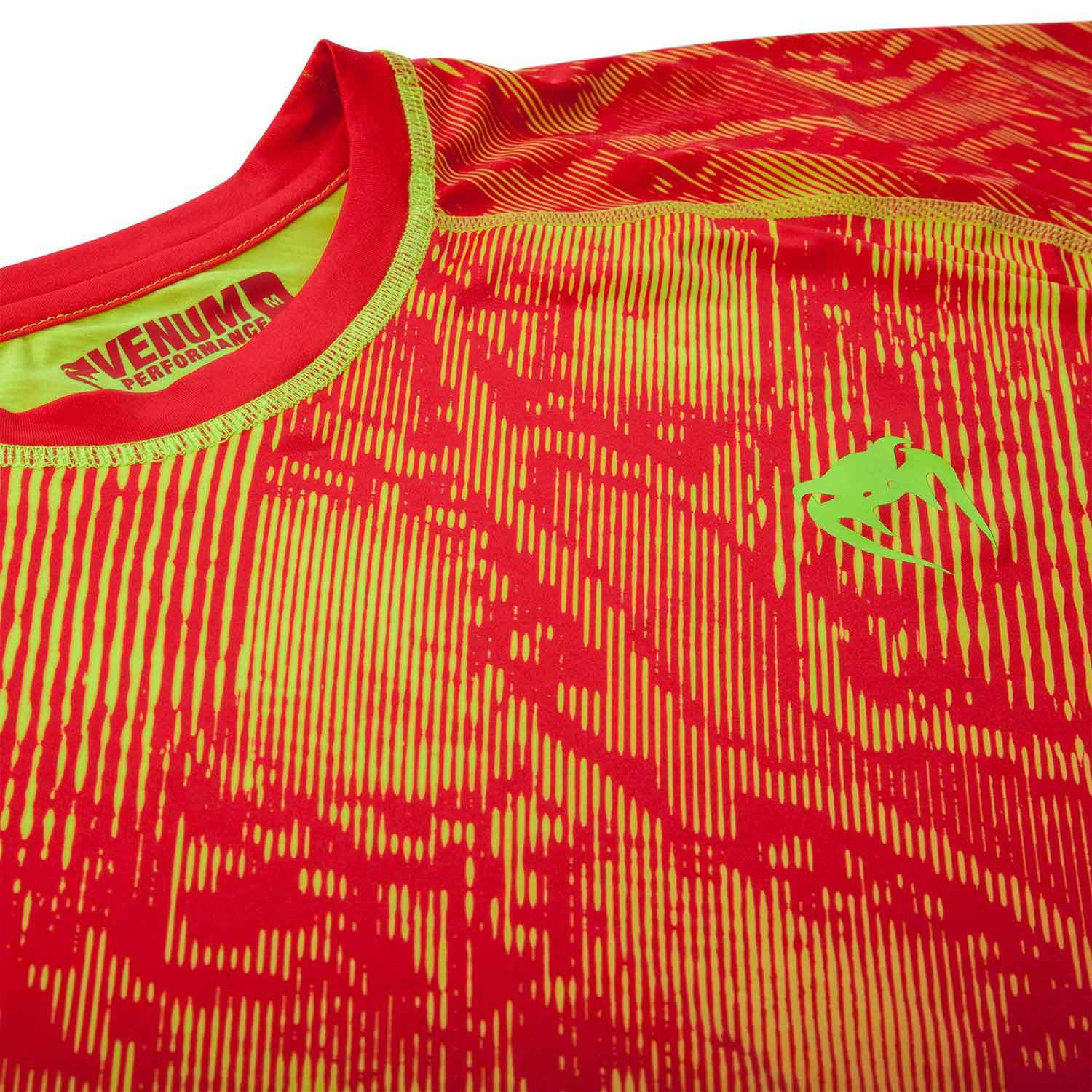 VENUM／ヴェナム　コンプレッションシャツ　　FUSION COMPRESSION - LONG／フュージョン コンプレッション ロング（ライトイエロー／レッド）