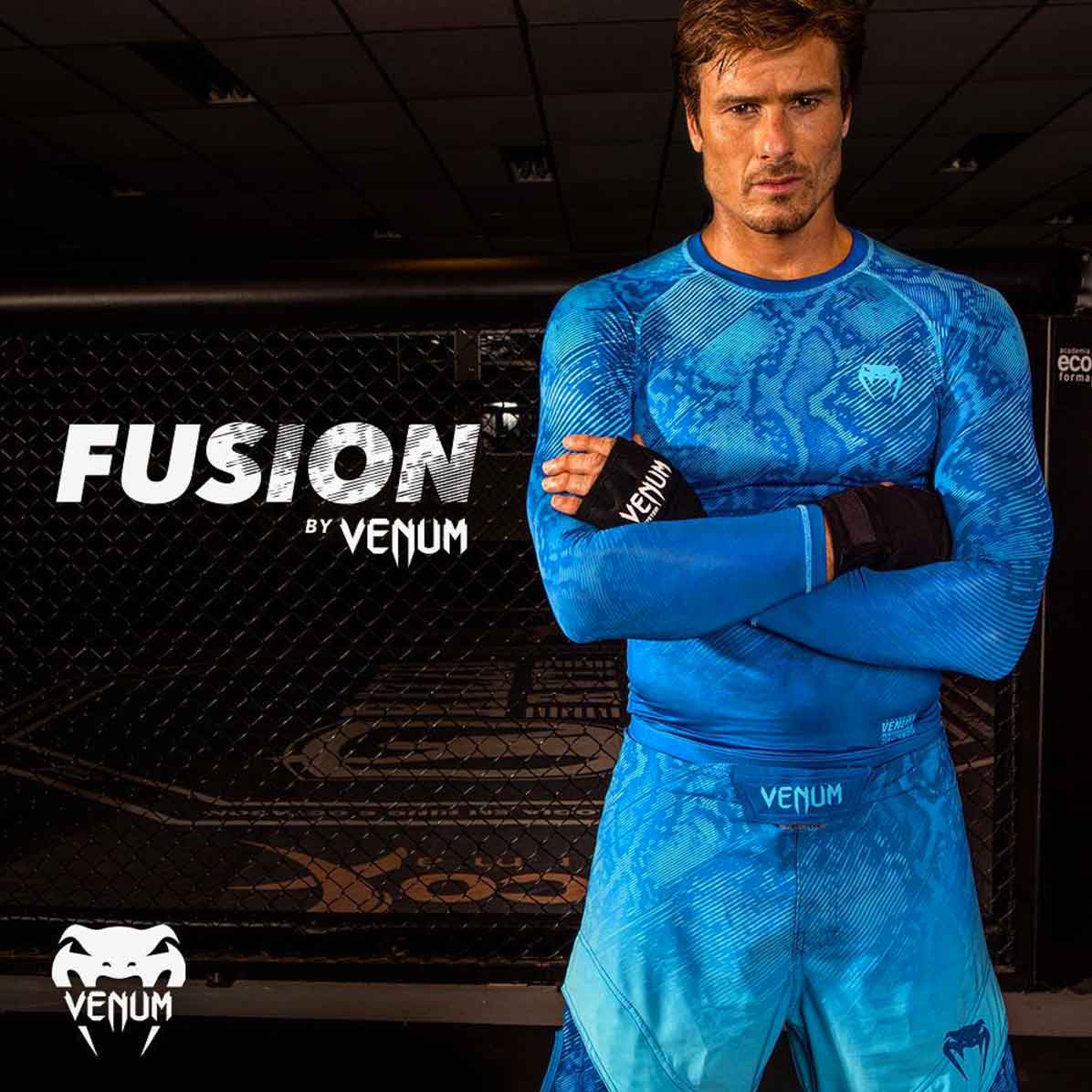 VENUM／ヴェナム　コンプレッションシャツ　　FUSION COMPRESSION - LONG／フュージョン コンプレッション ロング（ライトブルー／ブルー）