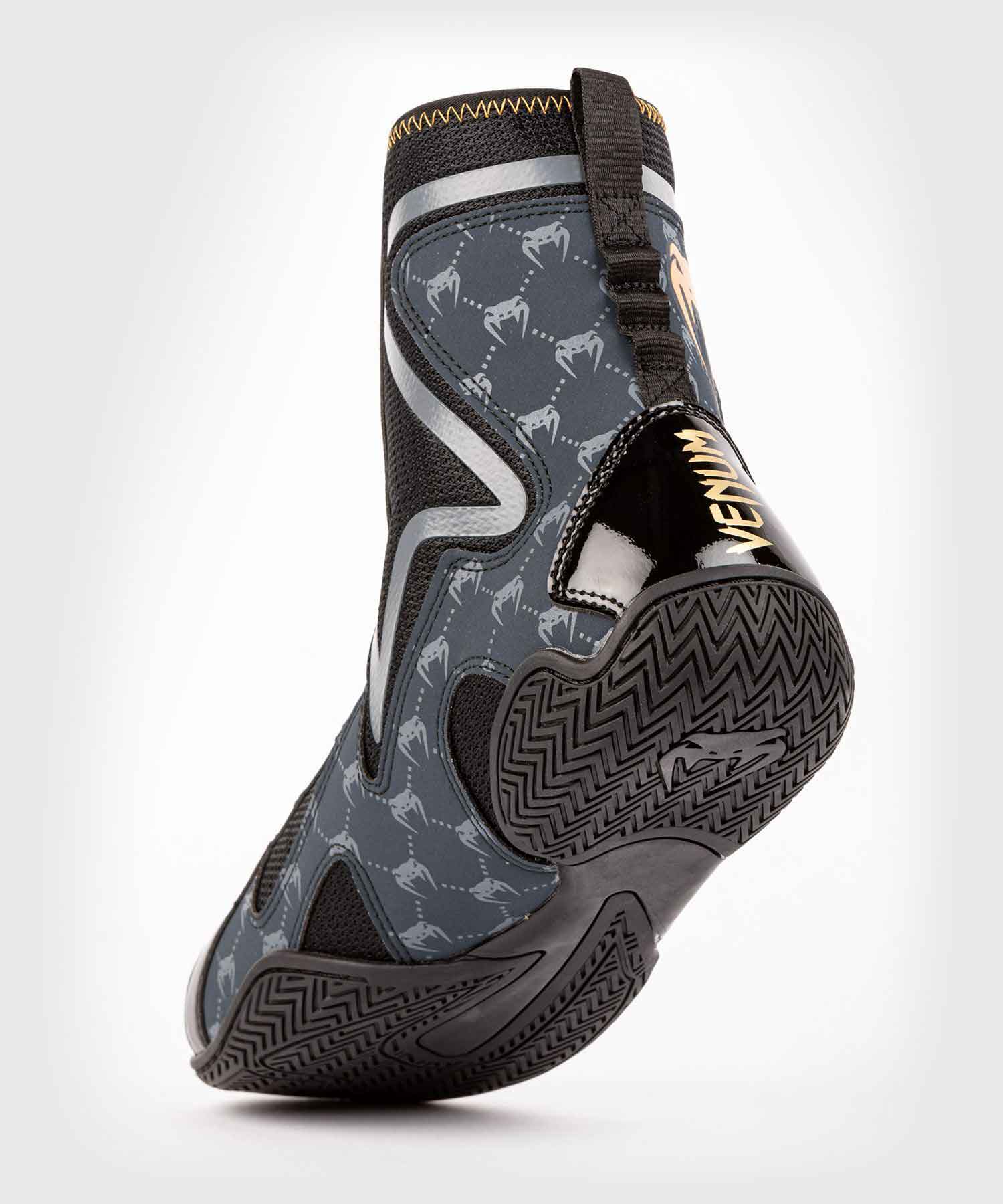 VENUM／ヴェナム　ボクシングシューズ　　ELITE EVO MONOGRAM BOXING SHOES／エリート エヴォ モノグラム ボクシングシューズ（黒／ネイビーブルー）