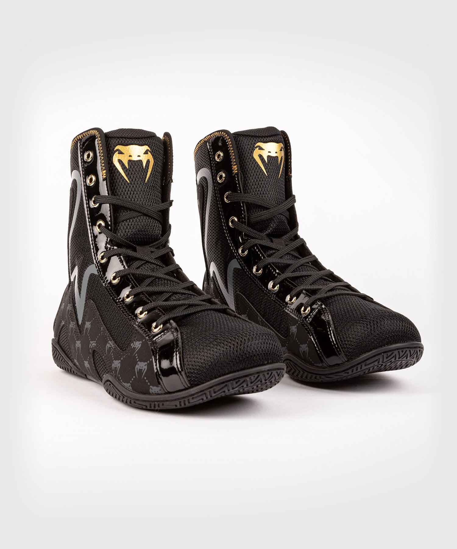 VENUM／ヴェナム　ボクシングシューズ　　ELITE EVO MONOGRAM BOXING SHOES／エリート エヴォ モノグラム ボクシングシューズ（黒）