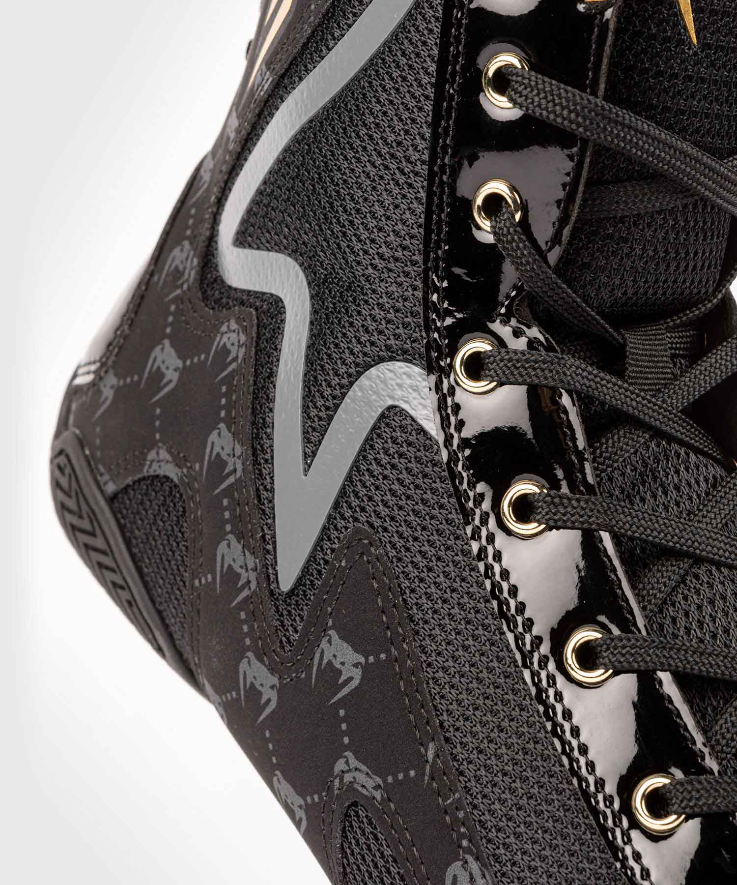 VENUM／ヴェナム　ボクシングシューズ　　ELITE EVO MONOGRAM BOXING SHOES／エリート エヴォ モノグラム ボクシングシューズ（黒）