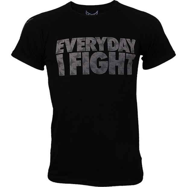 TAPOUT／タップアウト　Tシャツ　　EVERYDAY I FIGHT チェール・ソネン UFC159着用モデル（黒）