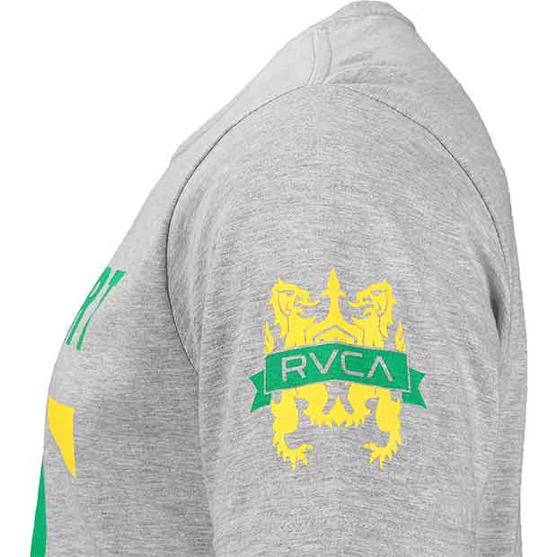 RVCA／ルーカ（ルカ）　Tシャツ　　ビクトー・ベウフォート フラッグ（グレー）