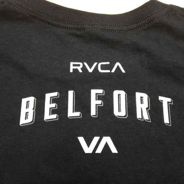 RVCA／ルーカ（ルカ）　Tシャツ　　ビクトー・ベウフォート UFN32コーナーマン（黒）