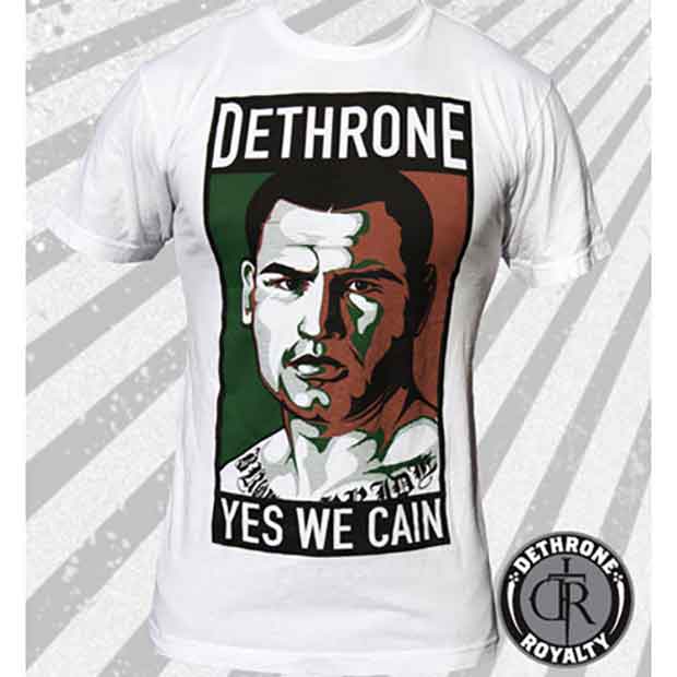 DETHRONE ROYALTY／デスローン・ロイヤルティ　Tシャツ　　Yes We Cain!（イエス ウィー・ケイン・ヴェラスケス！）