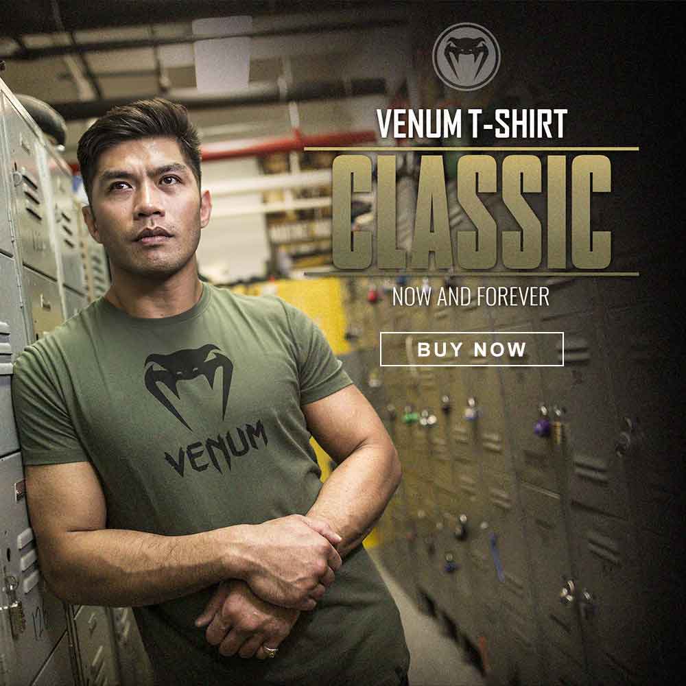 VENUM／ヴェナム　Tシャツ　　VENUM CLASSIC T-SHIRT／ヴェナム クラシック Tシャツ（黒／白）
