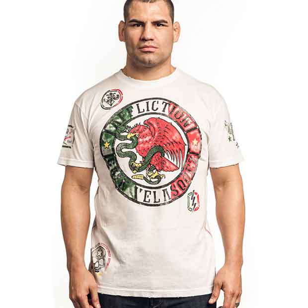 Affliction／アフリクション　Tシャツ　　ケイン・ヴェラスケスUFC155着用モデル（白）