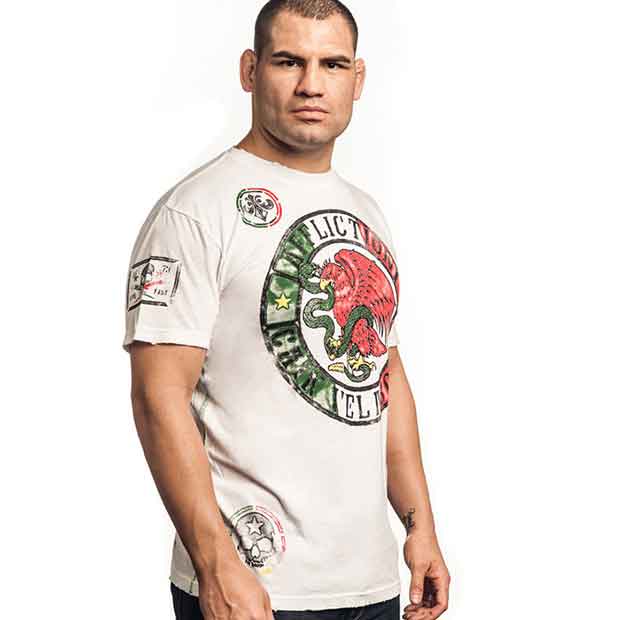 Affliction／アフリクション　Tシャツ　　ケイン・ヴェラスケスUFC155着用モデル（白）