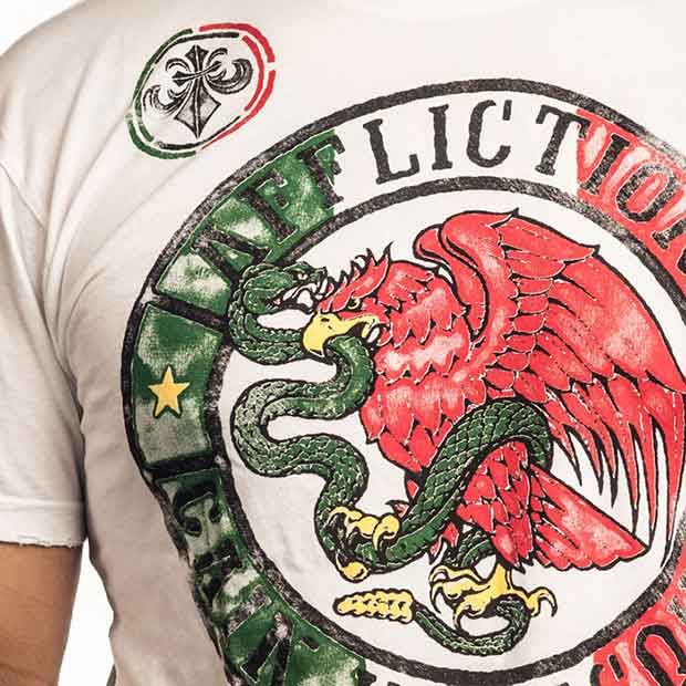 Affliction／アフリクション　Tシャツ　　ケイン・ヴェラスケスUFC155着用モデル（白）