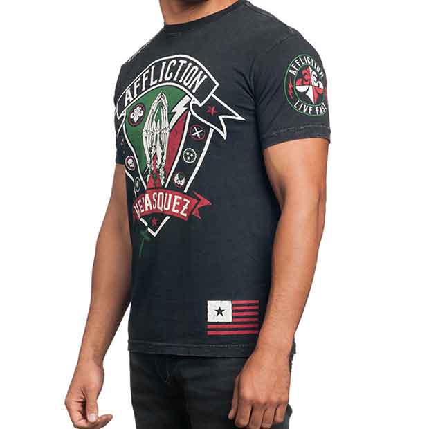 Affliction／アフリクション　Tシャツ　　ケイン・ヴェラスケス DEVOTION（UFC160着用モデル 黒）