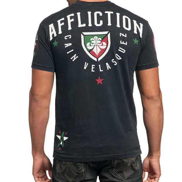 Affliction／アフリクション　Tシャツ　　ケイン・ヴェラスケス DEVOTION（UFC160着用モデル 黒）