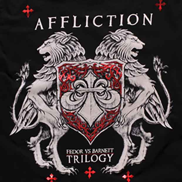 Affliction／アフリクション　Tシャツ　　Affliction Trilogy イベント（黒）