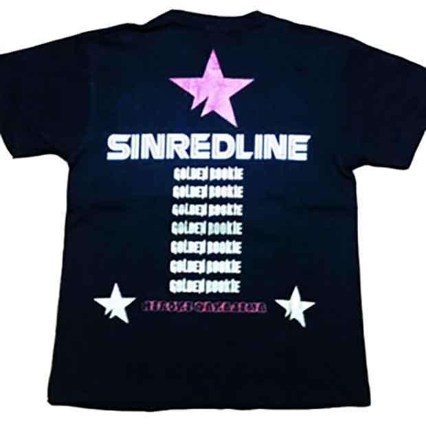 総合格闘技MMAブランド／その他　Tシャツ　　SINREDLINE／シンレッドライン　中島弘貴×SINREDLINE／シンレッドライン コラボTシャツ（黒×シンレッド）