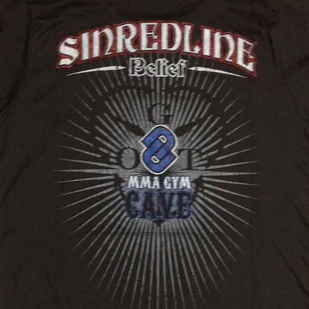 総合格闘技MMAブランド／その他　Tシャツ　　SINREDLINE／シンレッドライン　奥野“轟天”泰舗×SINREDLINE／シンレッドライン 2.0 The Way to The Top