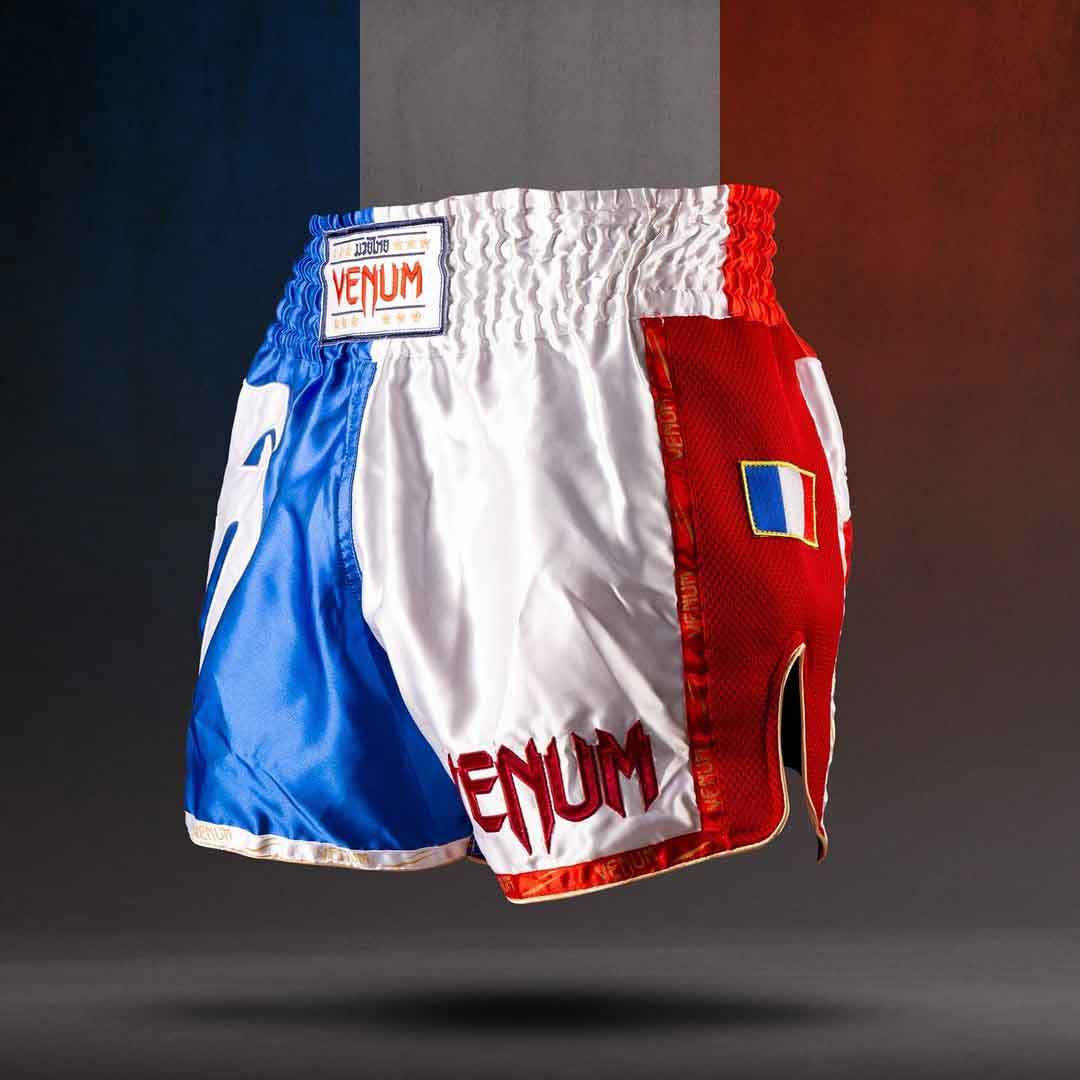 VENUM／ヴェナム　ムエタイショーツ　　MT FLAGS MUAY THAI SHORTS FRENCH FLAG／MT フラッグス ムエタイショーツ フレンチフラッグ