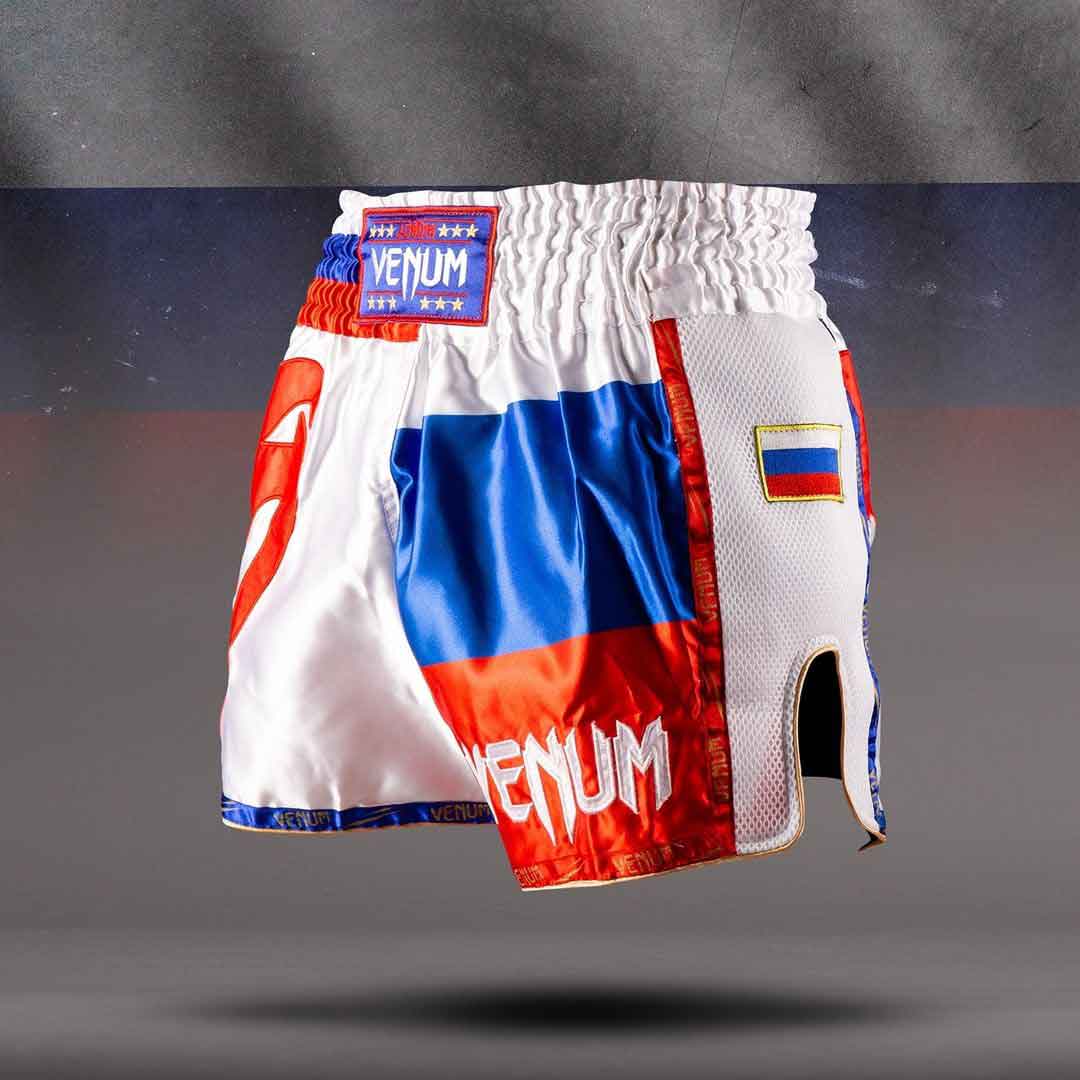 VENUM／ヴェナム　ムエタイショーツ　　MT FLAGS MUAY THAI SHORTS RUSSIAN FLAG／MT フラッグス ムエタイショーツ ロシアンフラッグ