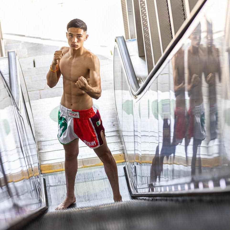 VENUM／ヴェナム　ムエタイショーツ　　MT FLAGS MUAY THAI SHORTS ITALIAN FLAG／MT フラッグス ムエタイショーツ イタリアンフラッグ