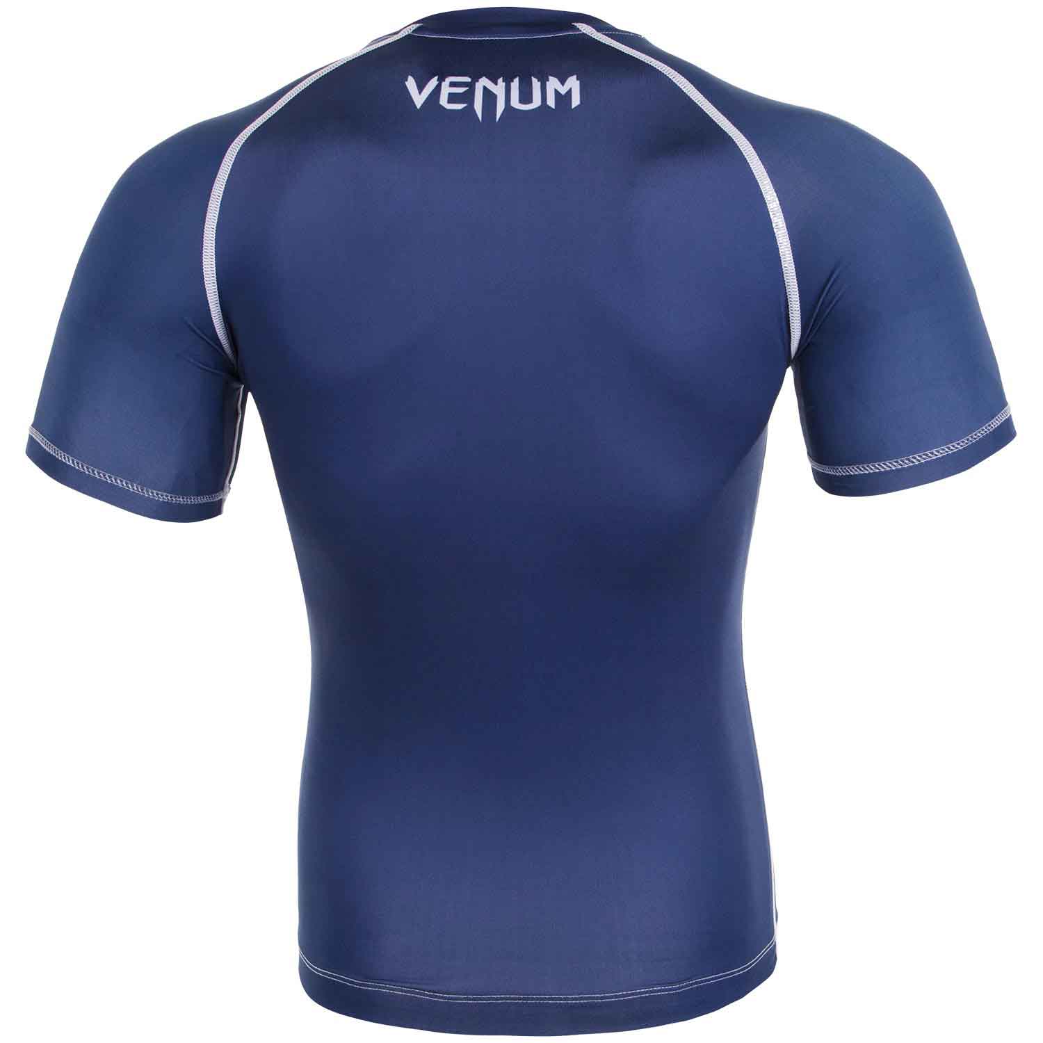 VENUM／ヴェナム　コンプレッションシャツ　　CONTENDER 3.0 COMPRESSION - SHORT／コンテンダー 3.0 コンプレッション ショート（ネイビーブルー／白）