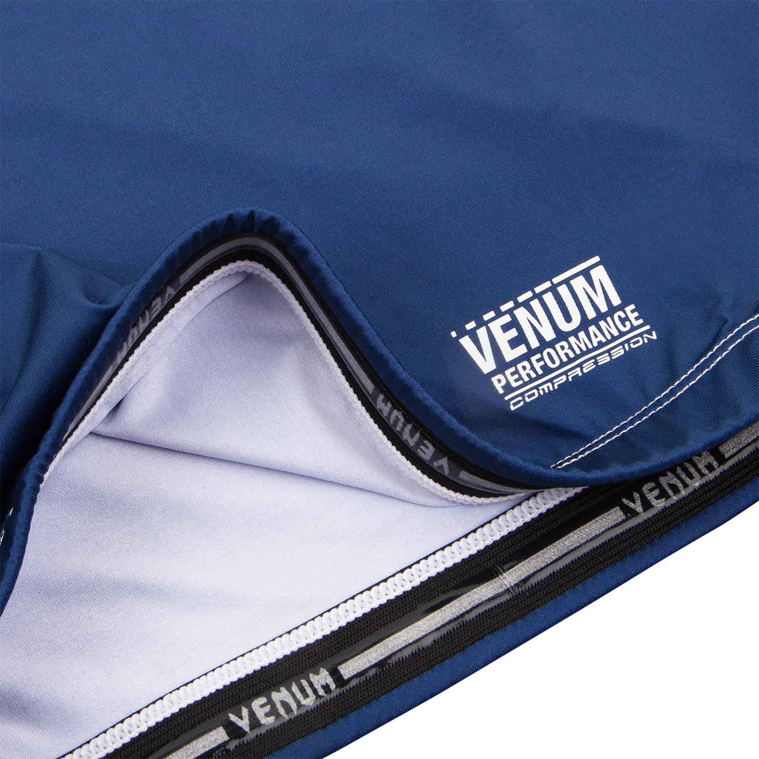 VENUM／ヴェナム　コンプレッションシャツ　　CONTENDER 3.0 COMPRESSION - LONG／コンテンダー 3.0 コンプレッション ロング（ネイビーブルー／白）
