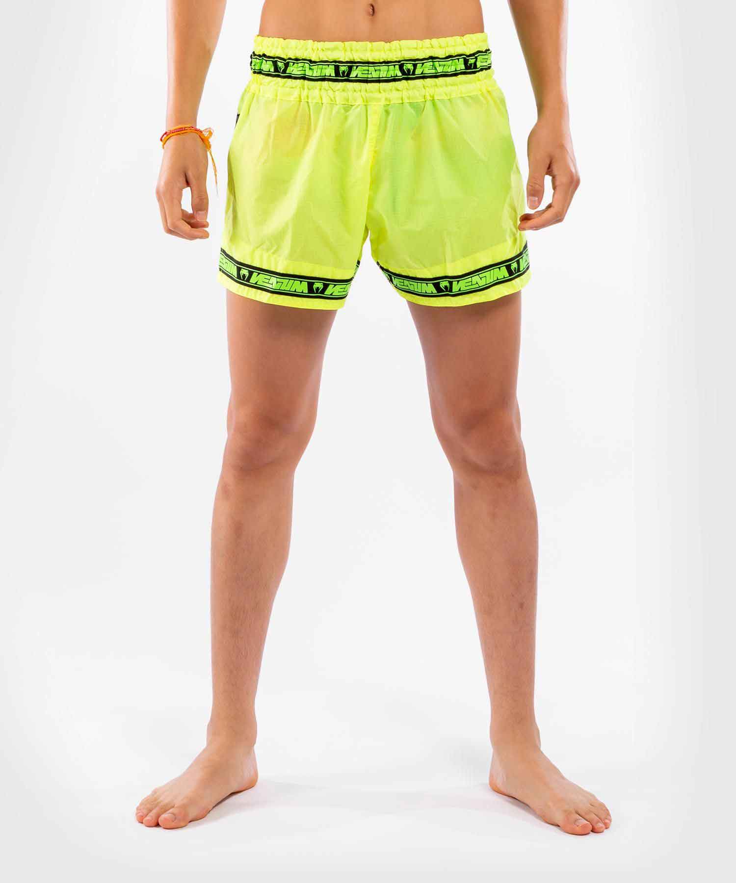 VENUM／ヴェナム　ムエタイショーツ　　PARACHUTE MUAY THAI SHORTS／パラシュート ムエタイショーツ（ネオンイエロー）