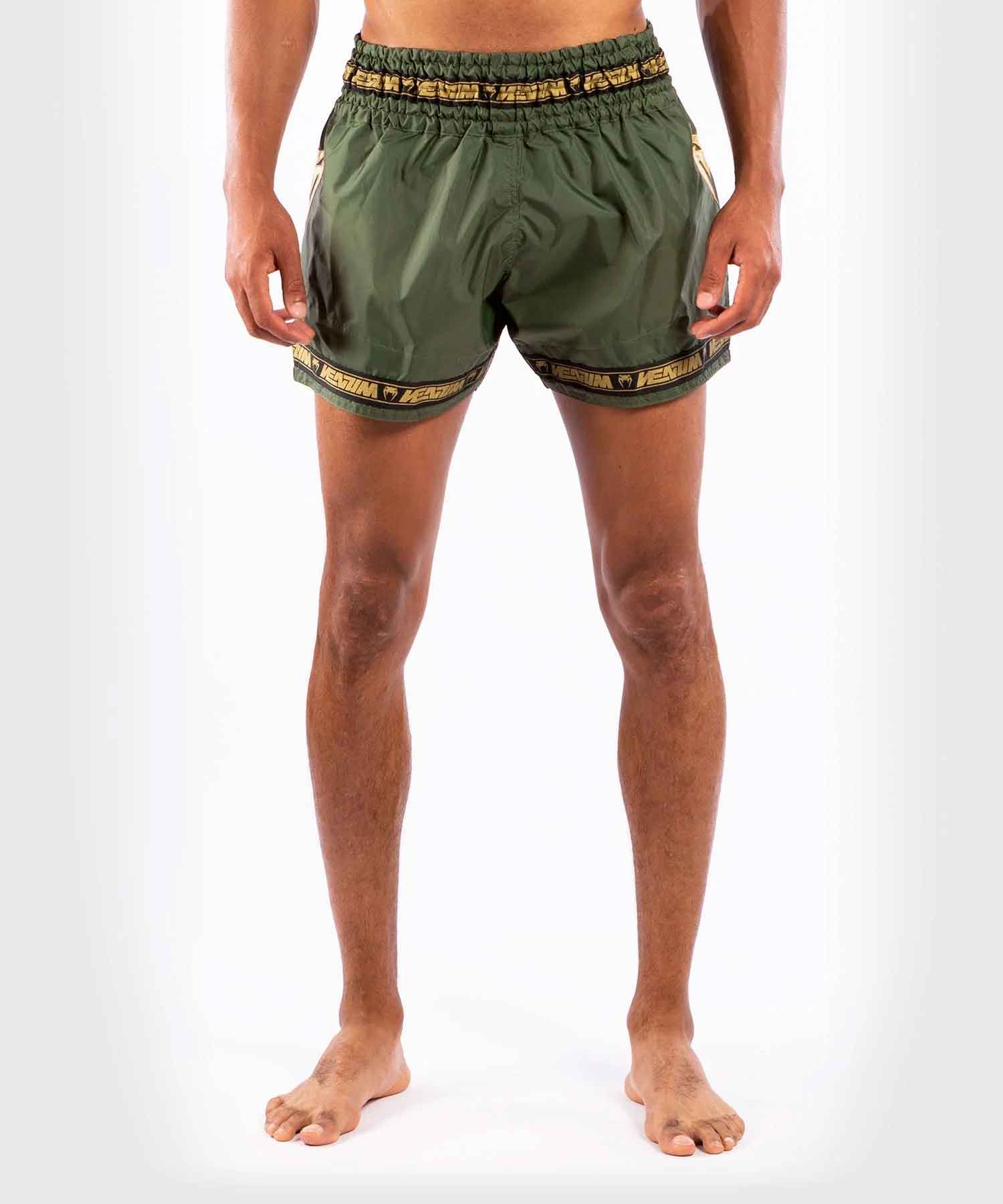 PARACHUTE MUAY THAI SHORTS／パラシュート ムエタイショーツ（カーキ）